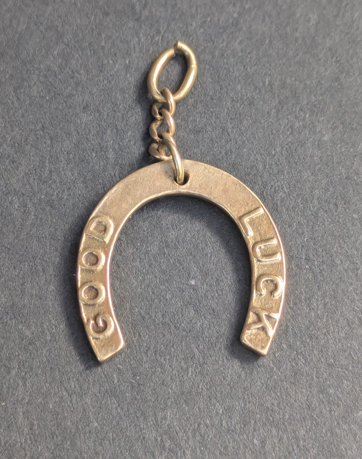 14kt Horseshoe Pendant