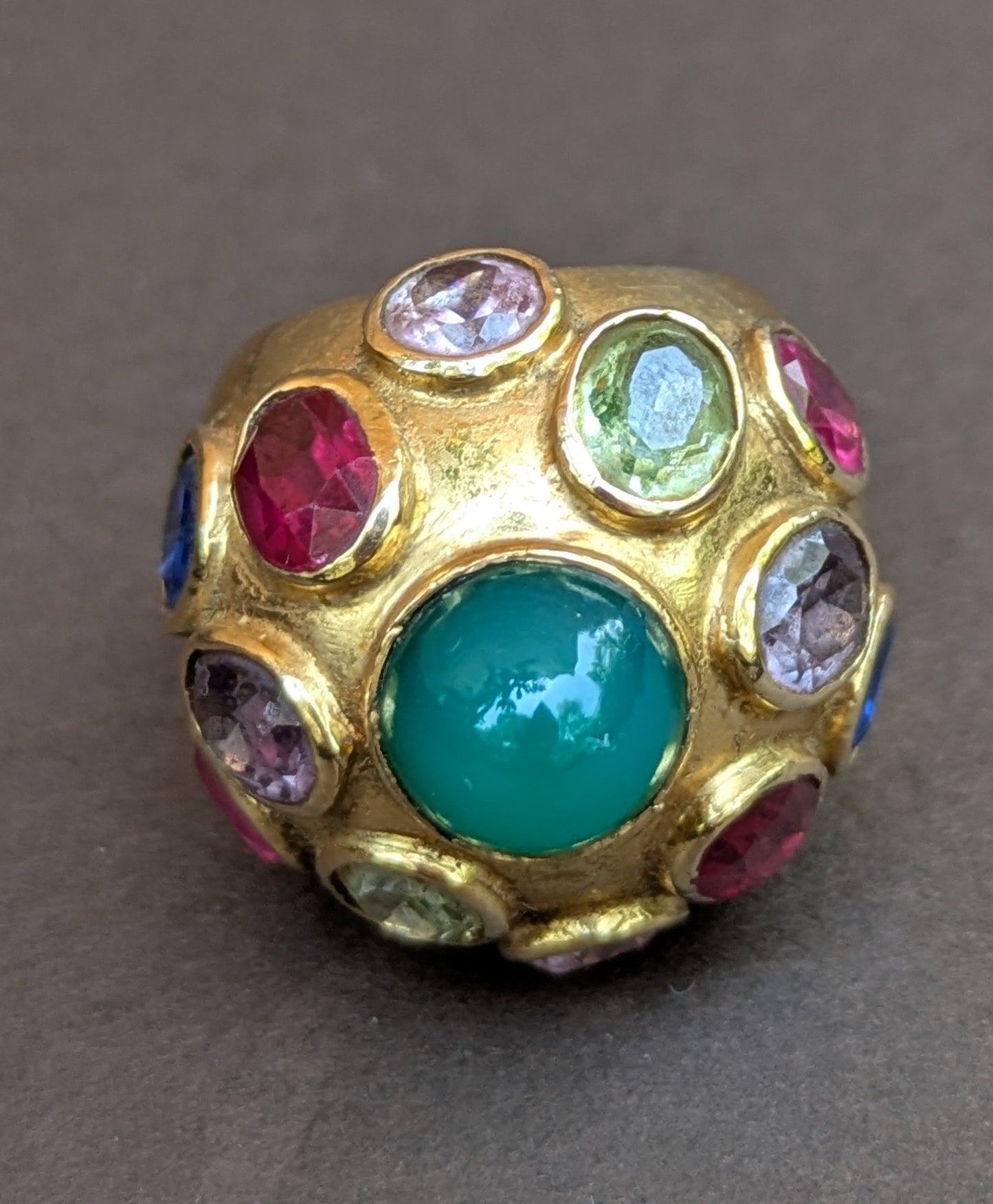 14kt Multi-Stone Chalcedony Ring