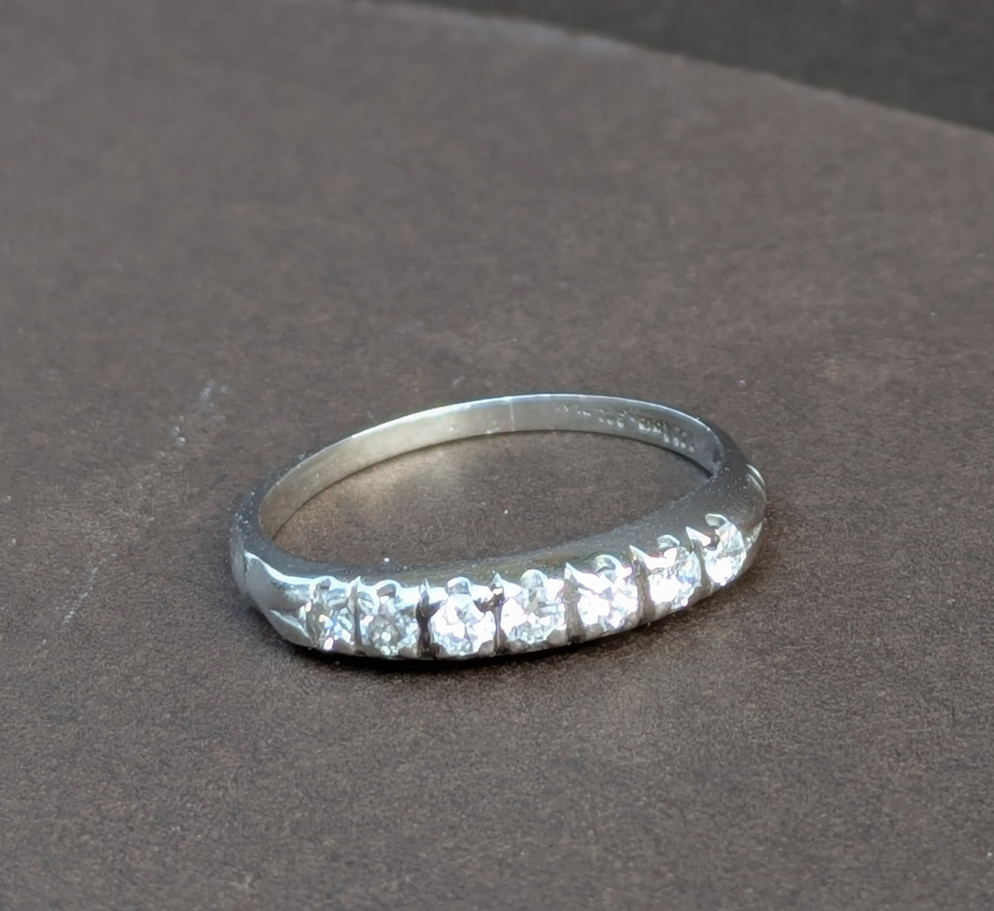 Platinum with Transitional Cut Diamond Anniversary Band