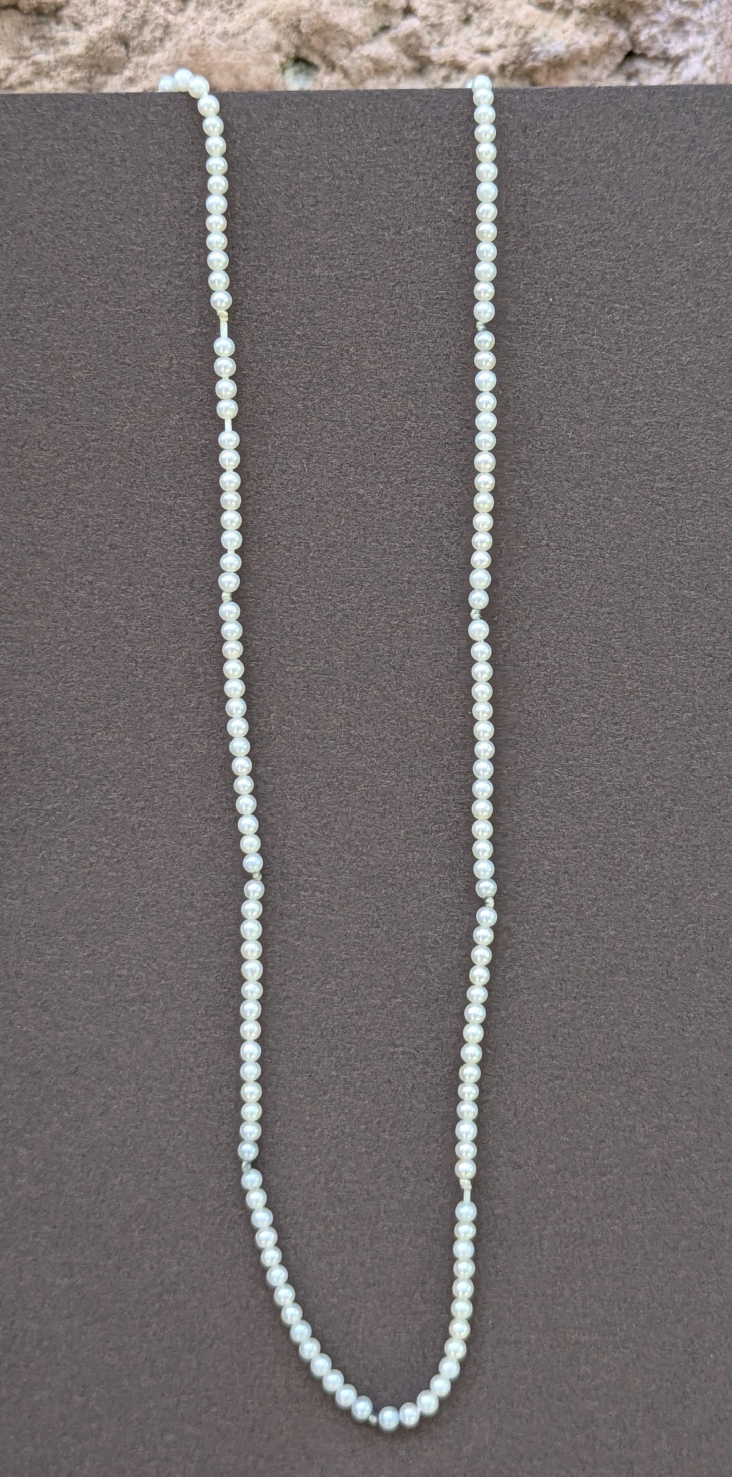 14kt Seed Pearl Necklace