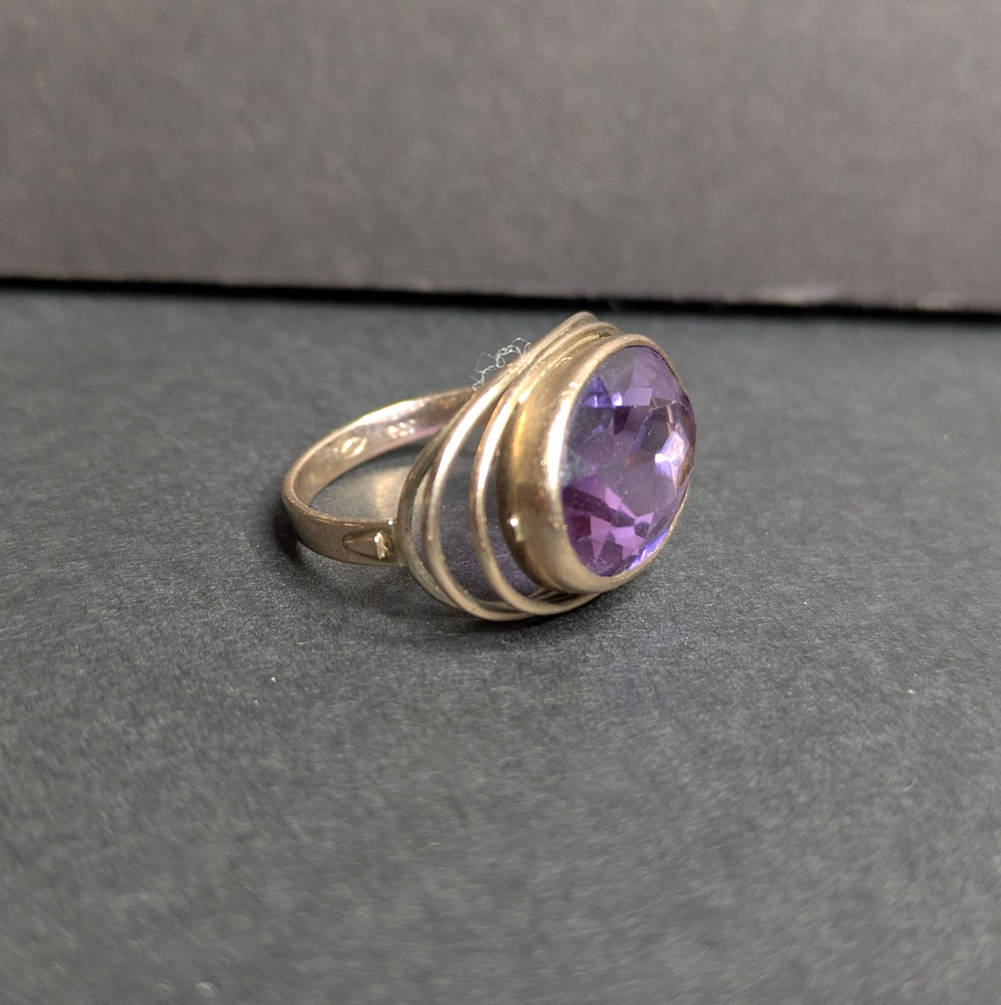 1960's 8k German Amethyst Ring