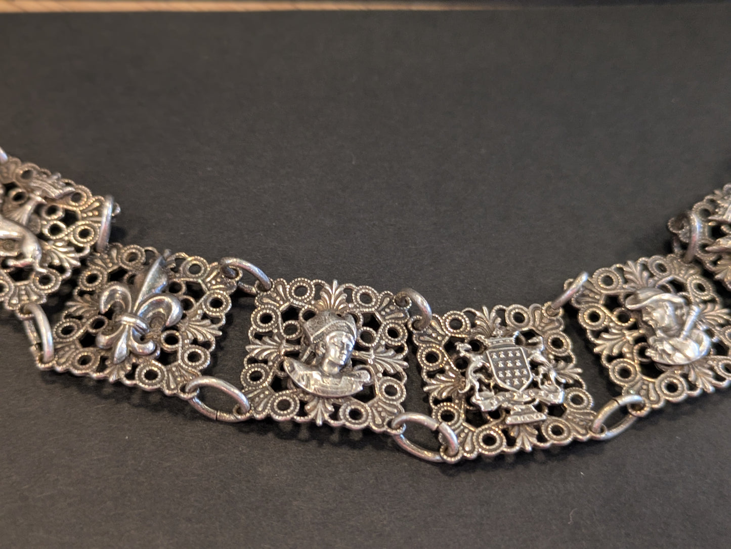 French Silver Bracelet Early 1900's