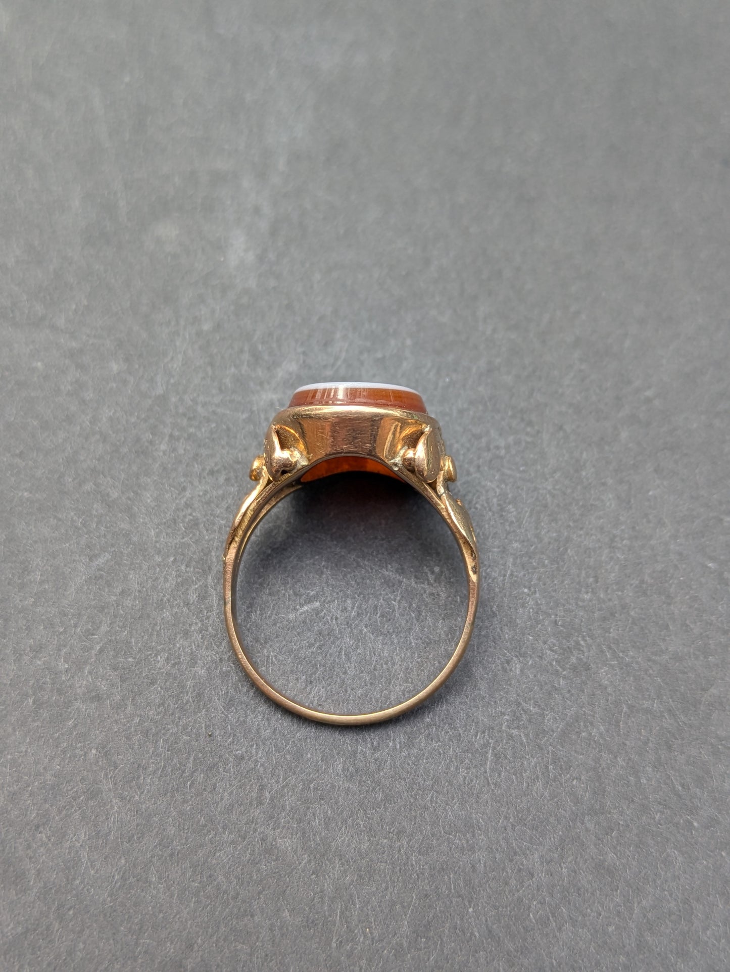 Late 1800's Carnelian +10kt Ring