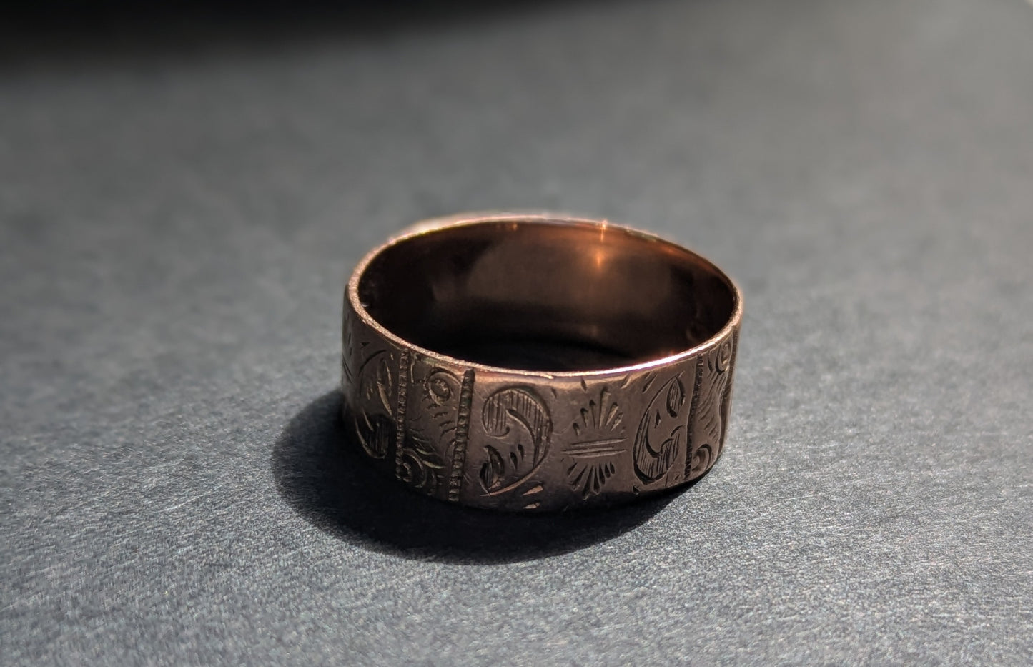 9k Rose Gold Cigar Band