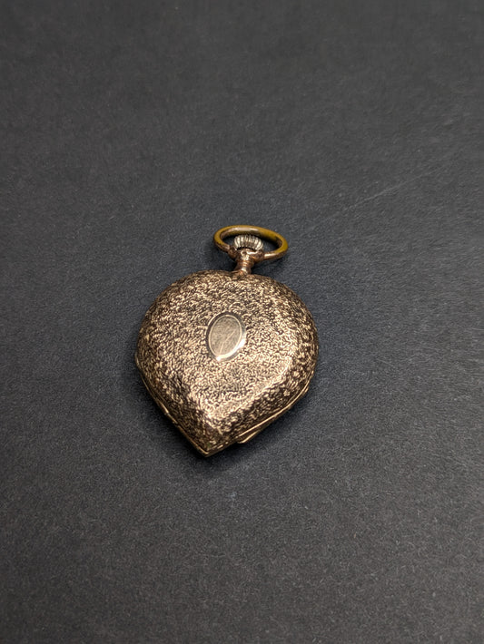 German Heart Shaped Pocket Watch With Spectacular Engraving
