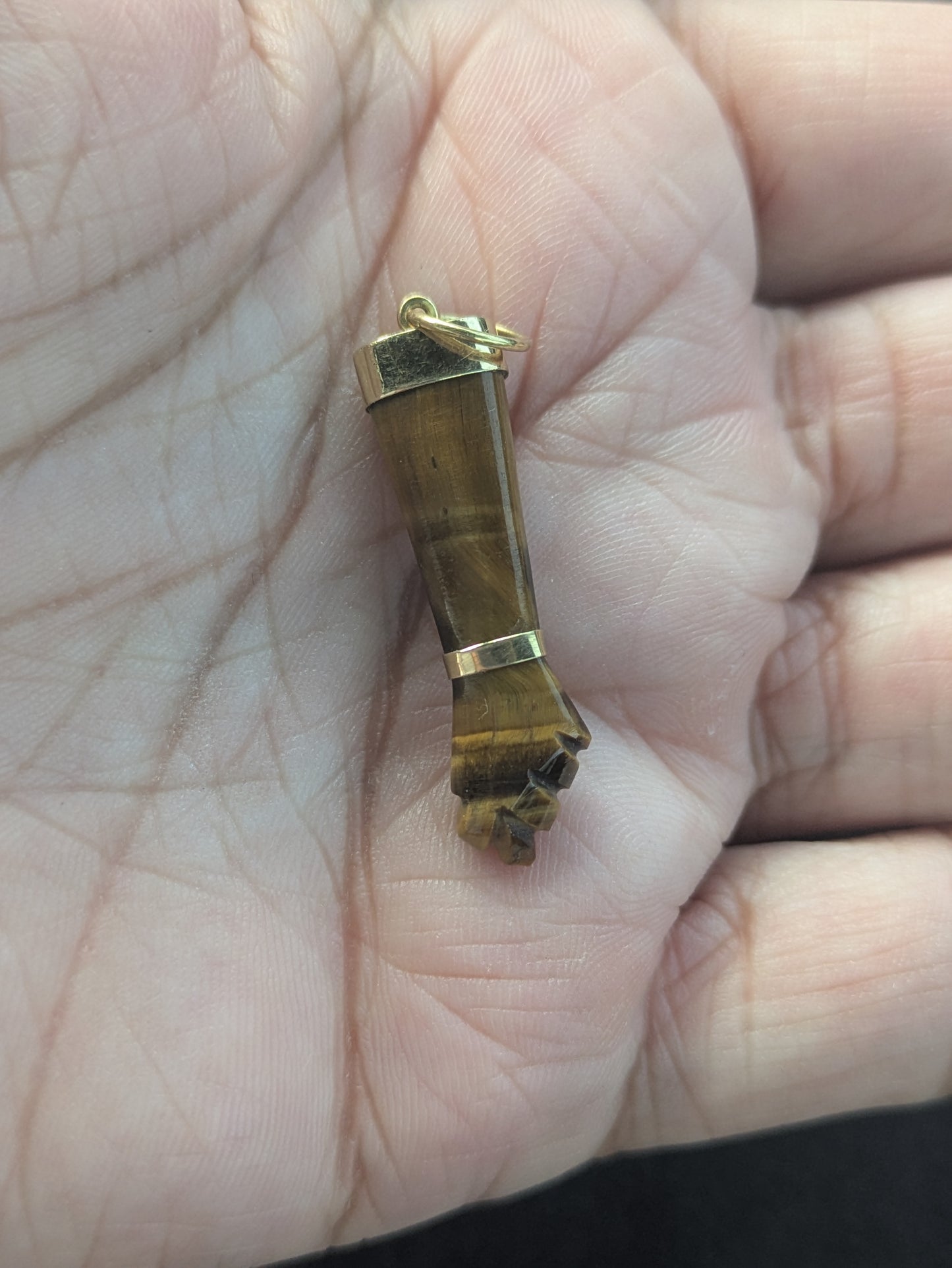 Tiger's Eye Figa Set in 18kt