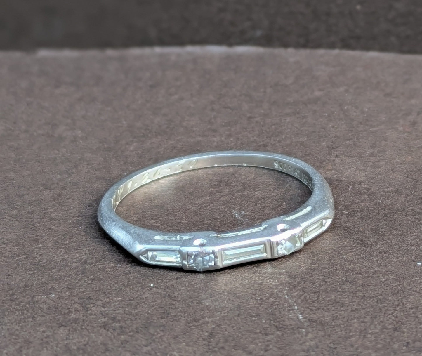Platinum & Diamond Anniversary Band 1950
