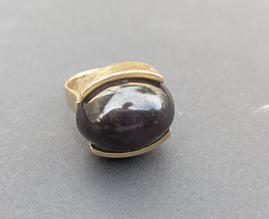 1960's Black Jade Ring