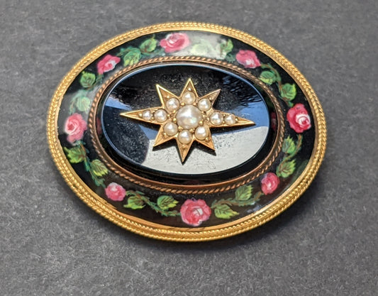 American Sophia Henn 1889 brooch and pendant