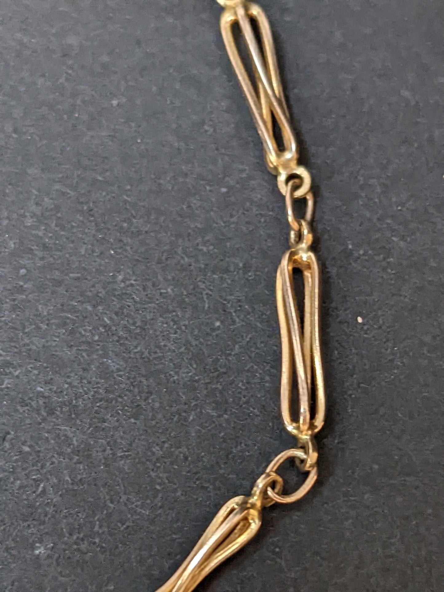 9kt vintage English gold bracelet