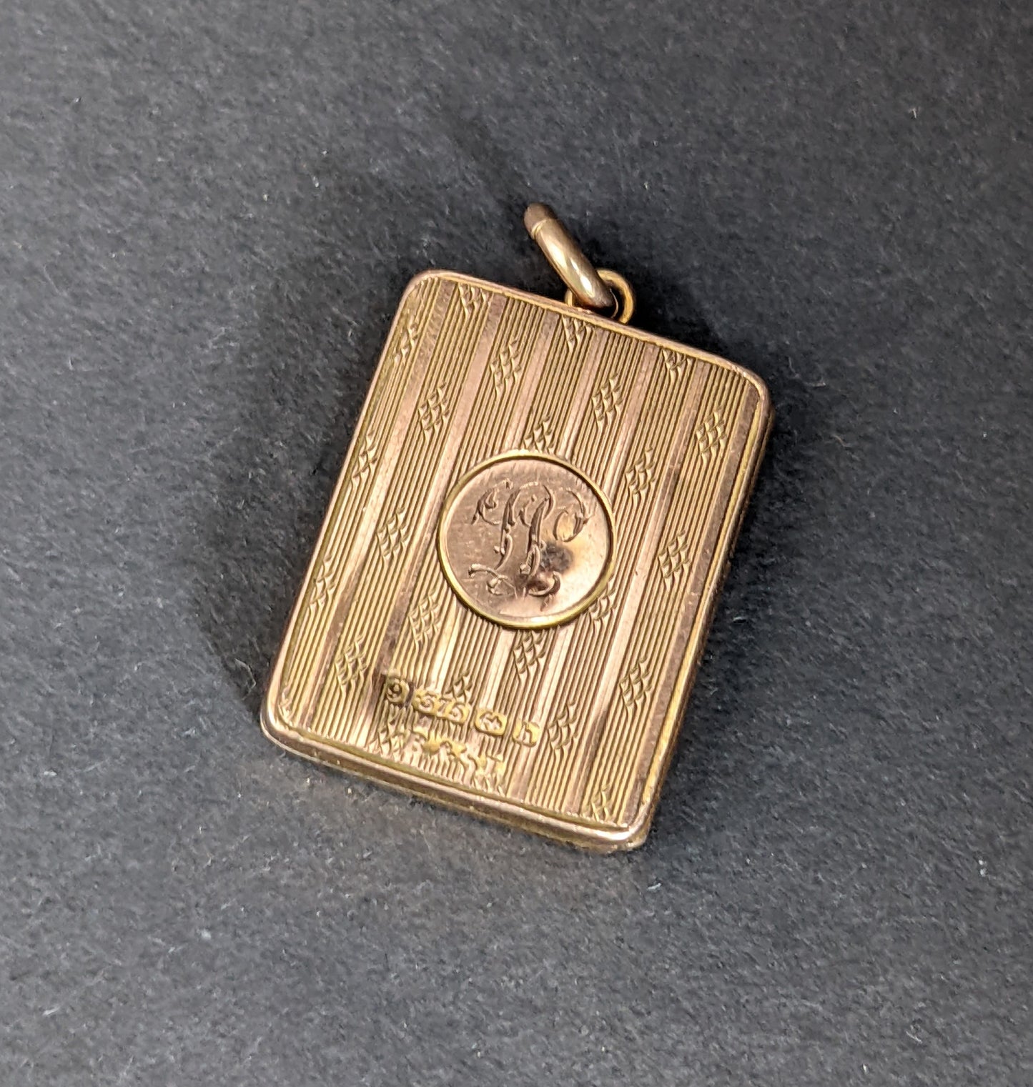 English 9k Rectangular Locket