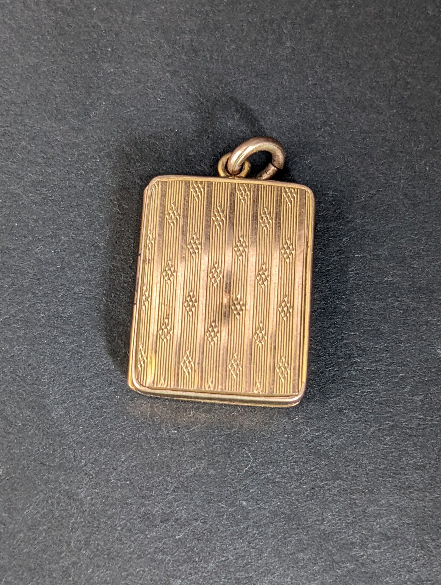 English 9k Rectangular Locket