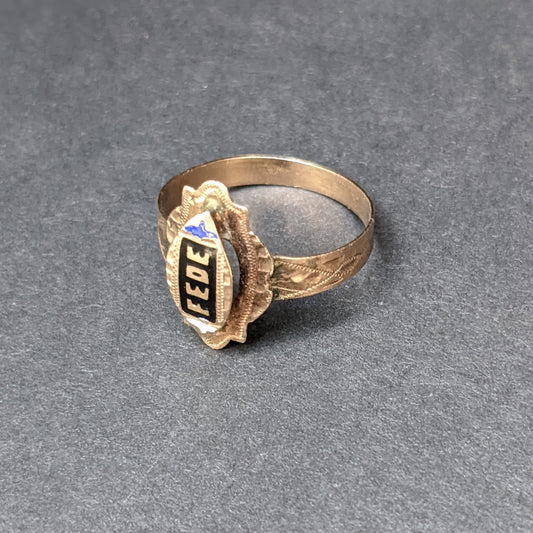 Fede ring 9k English