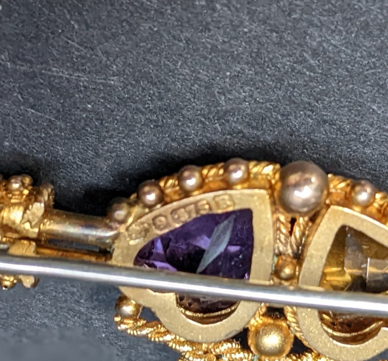 Lovely Scottish Double Heart Brooch