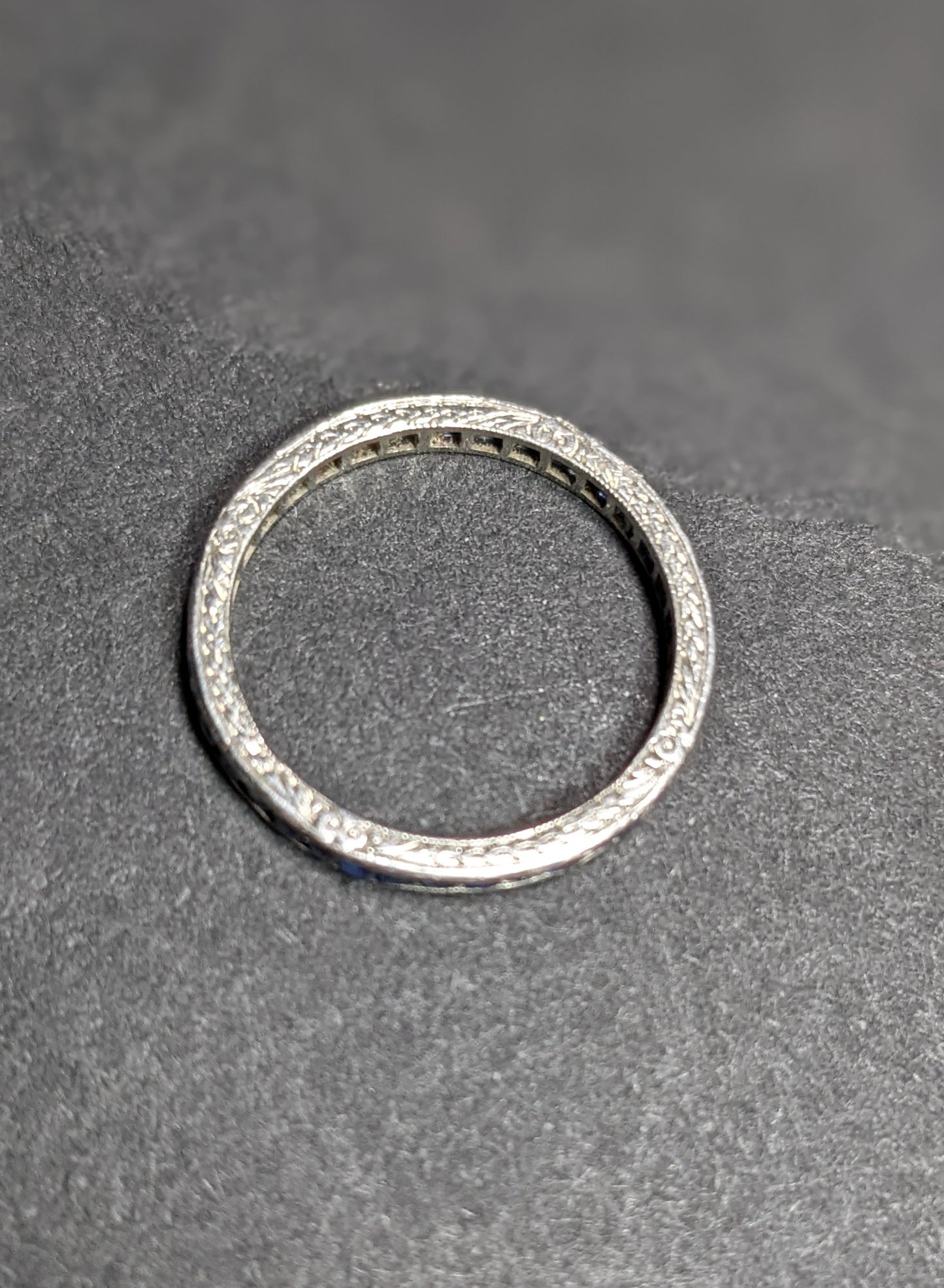 Art Deco sapphire eternity band (11)