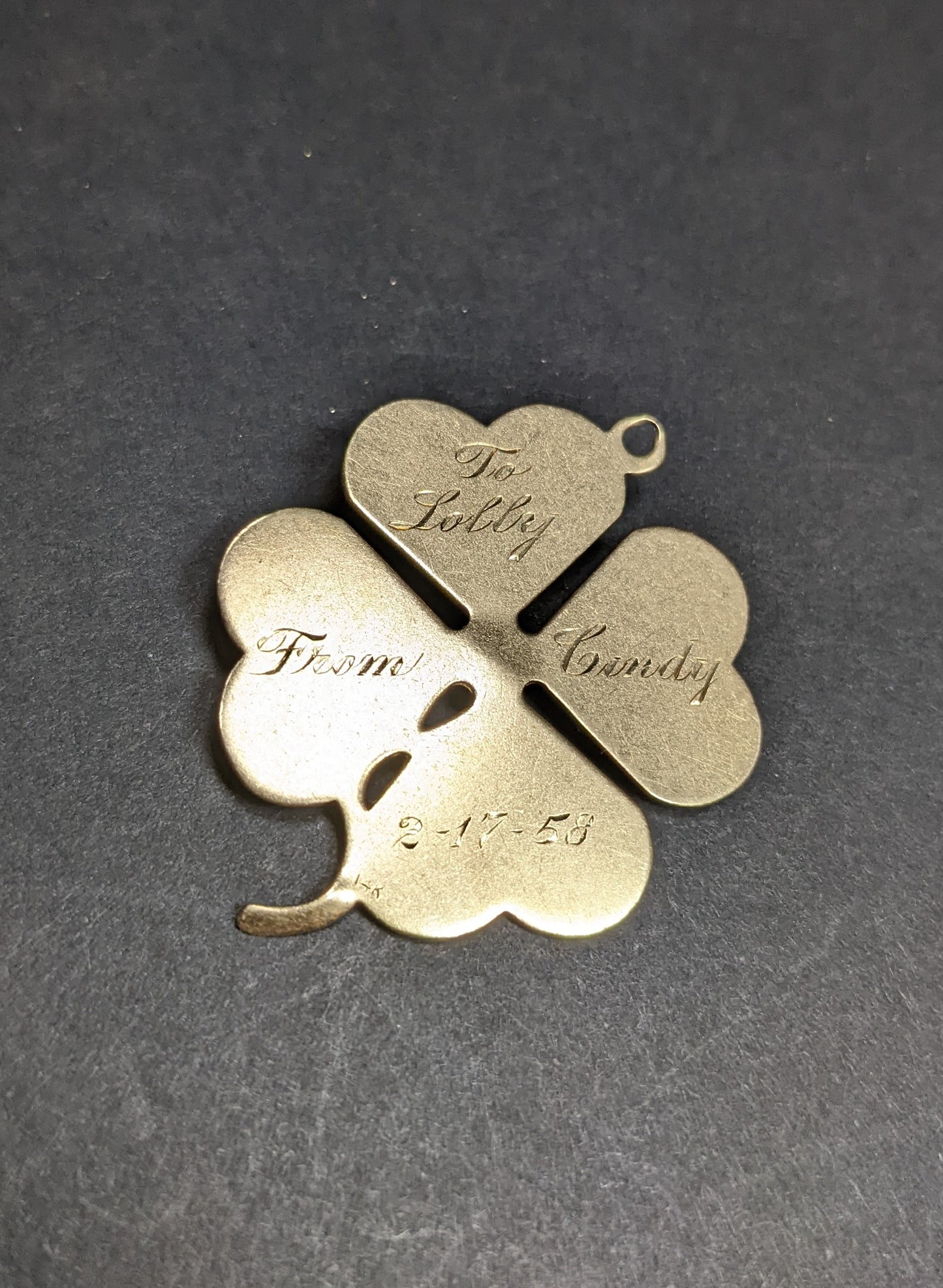 Large 14kt shamrock 1950's