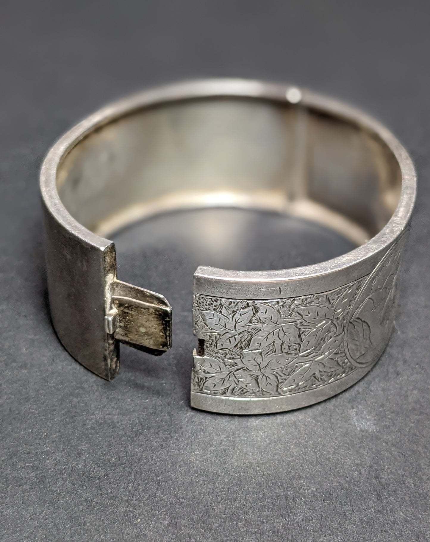 Victorian Aesthetic period wide bird bangle