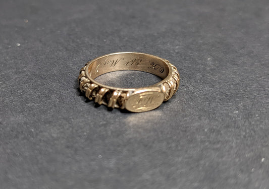 American mourning ring 1869