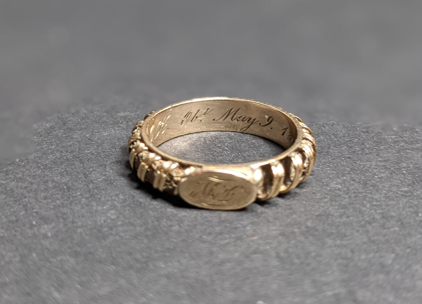 American mourning ring 1869