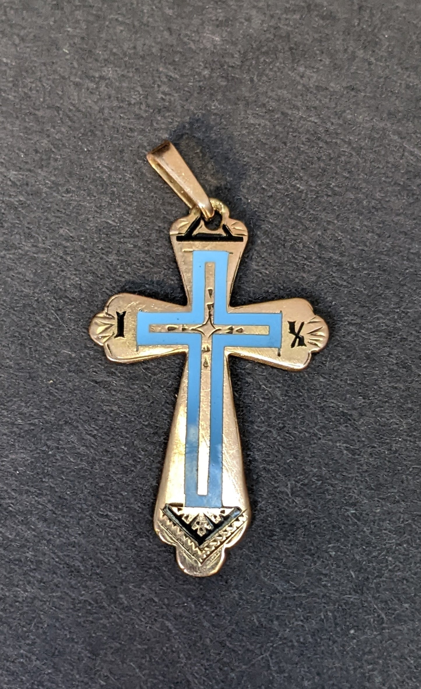 Eastern European Enamel Cross