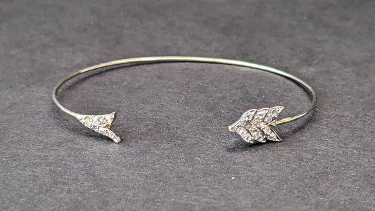 14Kt Platinum and Diamond Arrow Bracelet Conversion