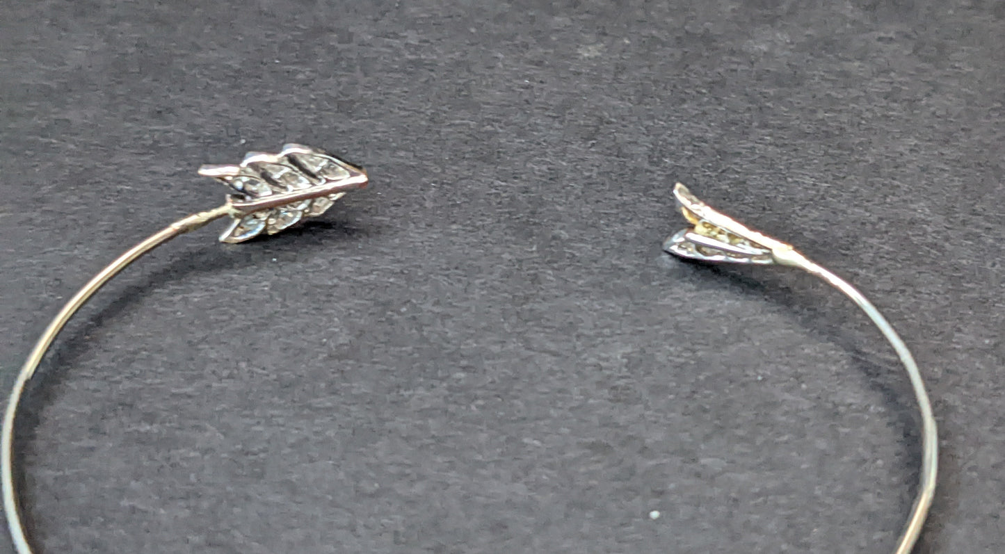 14Kt Platinum and Diamond Arrow Bracelet Conversion
