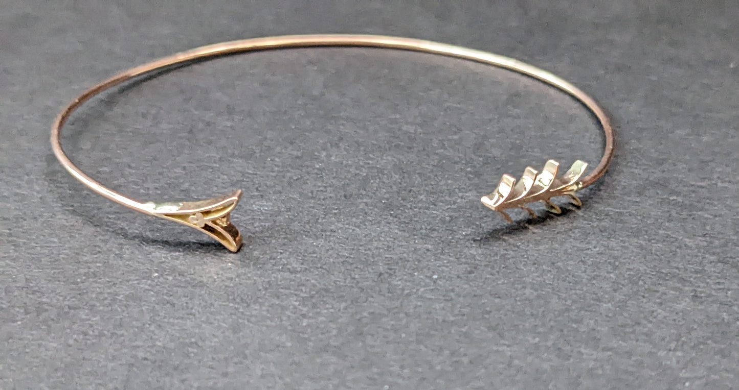 15Kt Rose Gold Arrow Conversion Bracelet